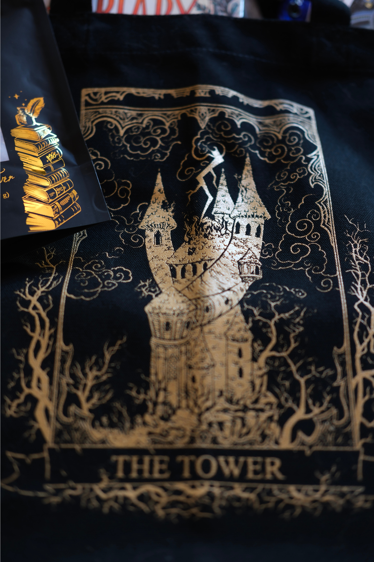 Tarot Dual Sided Canvas Tote