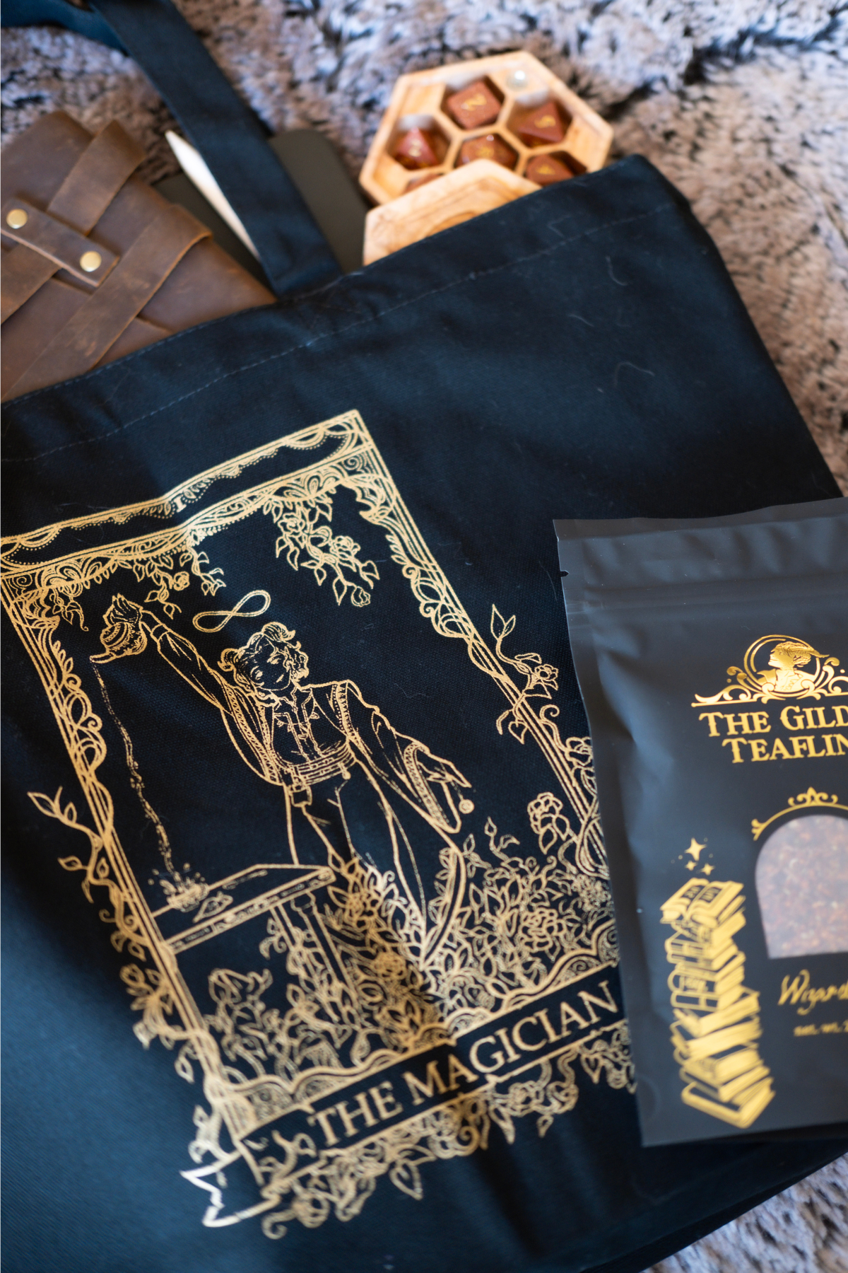 Tarot Dual Sided Canvas Tote