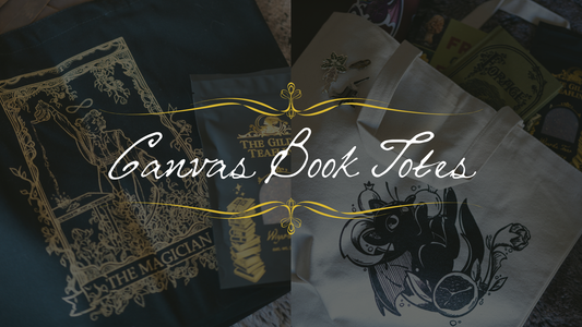 New Canvas Totes! Explore the world of The Gilded Teafling