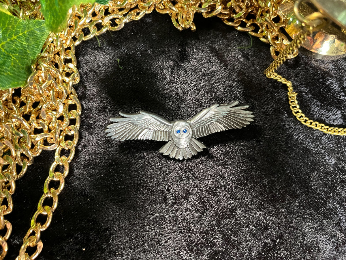 Athena owl enamel pin from The Odyssey pin collection