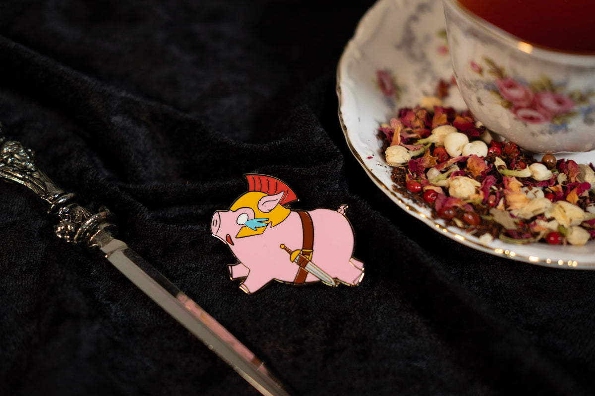 Circe's pig enamel pin from The Odyssey pin collection