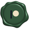 Green cap with a white number P on a green background